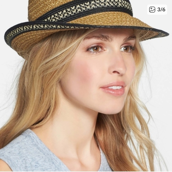 Eric Javits Squishee Straw Fedora - Picture 3 of 16